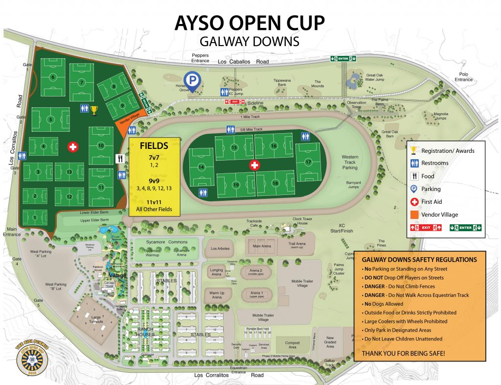 Field Map – AYSO Open Cup